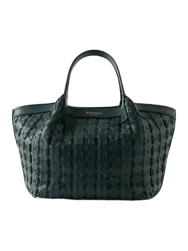 Secret Mosaico Leather Top-handle Bag