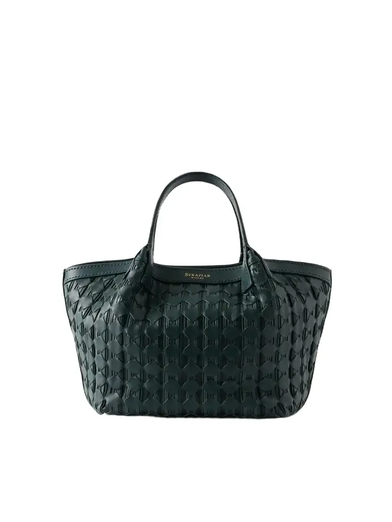 Secret Mosaico Leather Top-handle Bag Secret Mosaico Leather Top-handle Bag