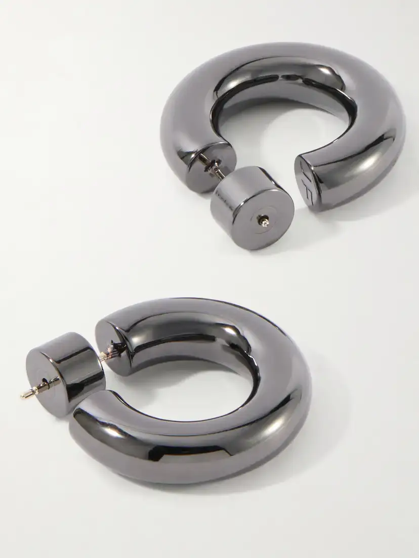Jennifer Fisher Natasha Micro Rhodium-plated Earrings | Thumbnail 3