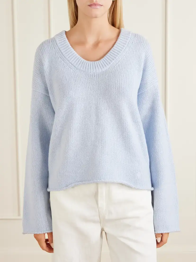 Loulou de Saison Derry Cashmere Sweater | Thumbnail 3 Loulou de Saison Derry Cashmere Sweater | Thumbnail 3