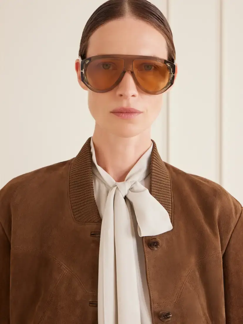 Tom Ford Bronson D-frame Tortoiseshell Acetate Sunglasses | Thumbnail 2