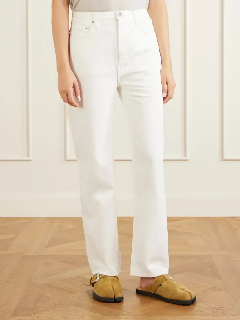 Loulou de Saison Jude Organic Mid-rise Straight-leg Jeans | Thumbnail 3 Loulou de Saison Jude Organic Mid-rise Straight-leg Jeans | Thumbnail 3