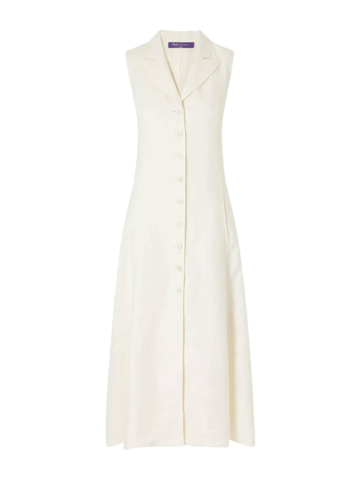 Kensley Canvas Silk And Linen-blend Midi Dress