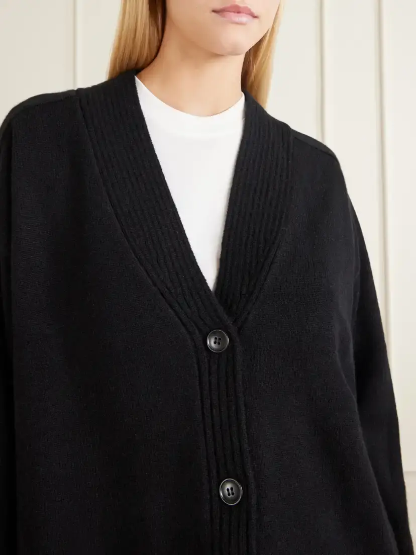 Loulou de Saison Kaia Lds Cashmere Cardigan | Thumbnail 5 Loulou de Saison Kaia Lds Cashmere Cardigan | Thumbnail 5