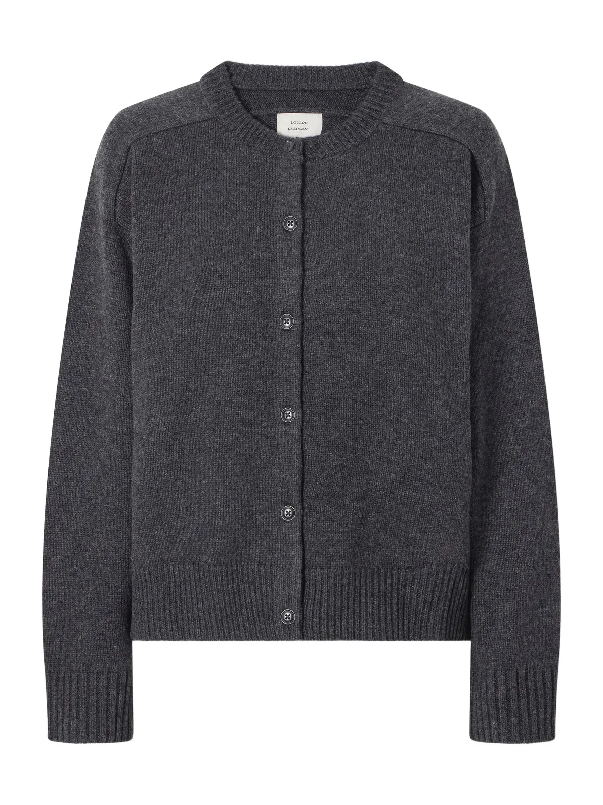 Aidar Merino Wool And Cashmere-blend Cardigan - Gray Aidar Merino Wool And Cashmere-blend Cardigan - Gray