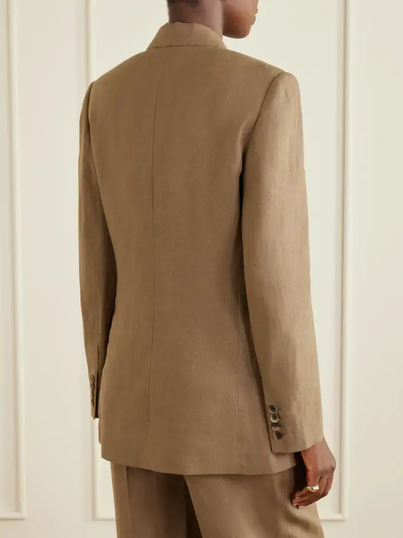 Ralph Lauren Collection Marcy Linen Blazer | Thumbnail 4 Ralph Lauren Collection Marcy Linen Blazer | Thumbnail 4