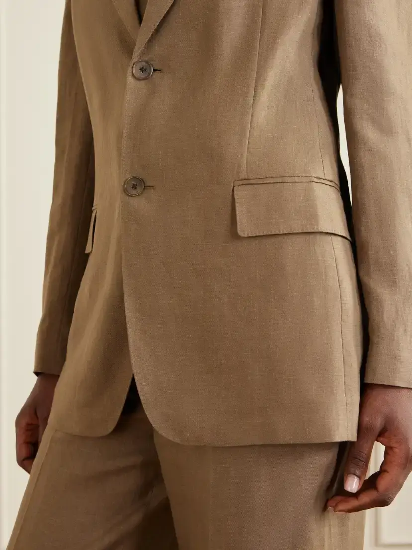 Ralph Lauren Collection Marcy Linen Blazer | Thumbnail 5 Ralph Lauren Collection Marcy Linen Blazer | Thumbnail 5