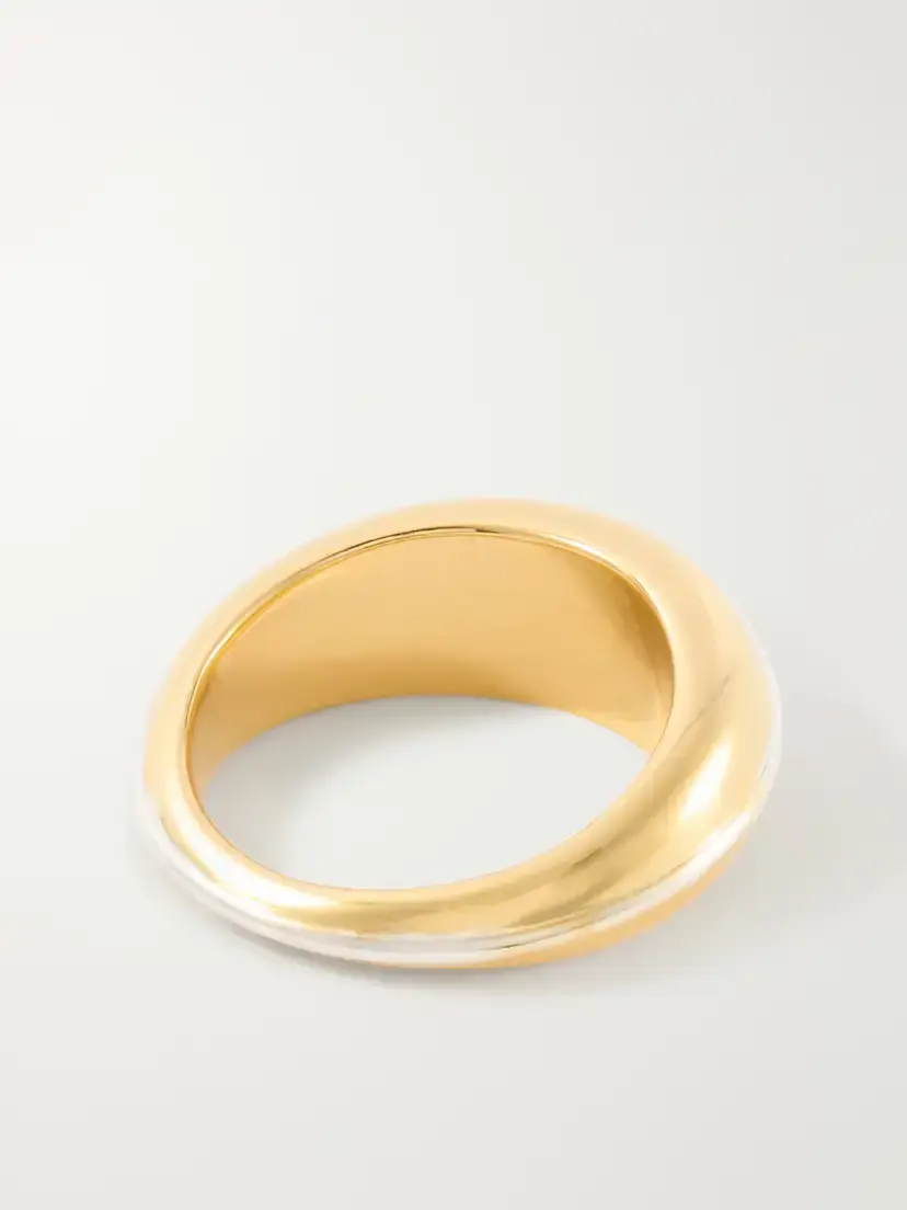 LIÉ STUDIO The Jil 18-karat Gold-plated Sterling Silver Ring | Thumbnail 3
