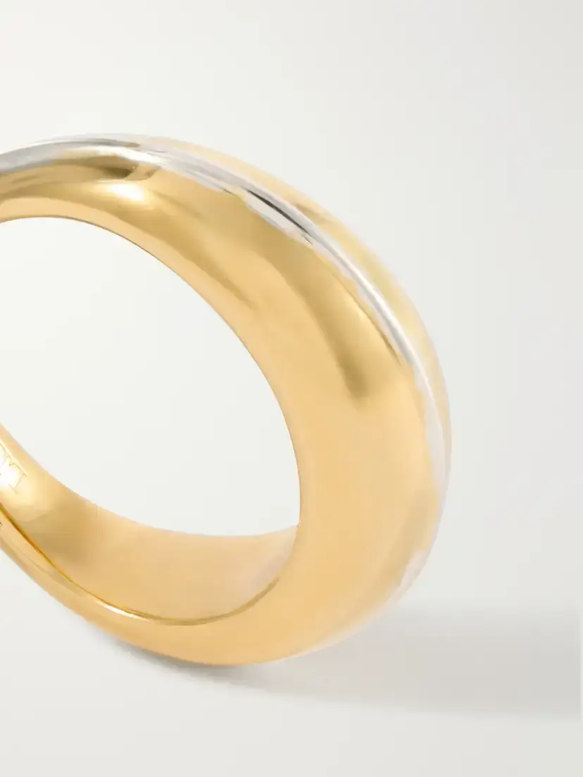 LIÉ STUDIO The Jil 18-karat Gold-plated Sterling Silver Ring | Thumbnail 4