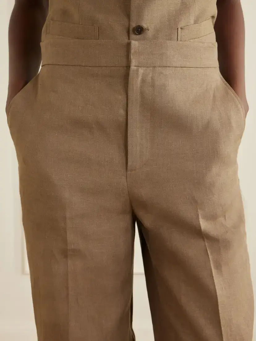 Ralph Lauren Collection Dean Linen Wide-leg Pants | Thumbnail 5 Ralph Lauren Collection Dean Linen Wide-leg Pants | Thumbnail 5