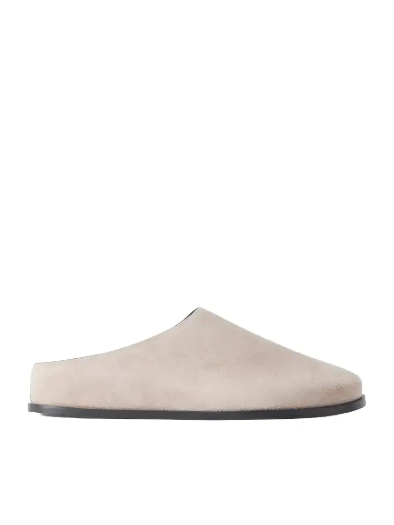 A Emery Lou Suede Clogs | Image 1 A Emery Lou Suede Clogs | Image 1