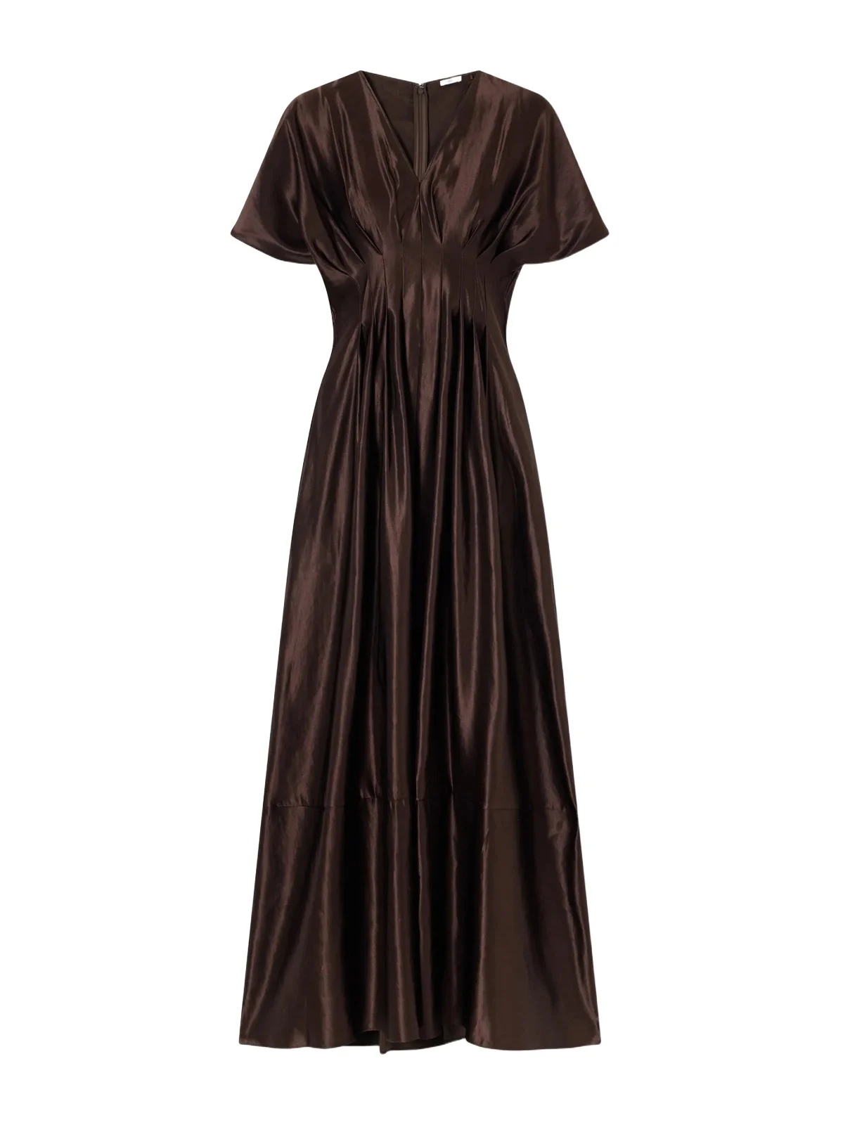 Nova Gathered Linen And Silk-blend Maxi Dress Nova Gathered Linen And Silk-blend Maxi Dress