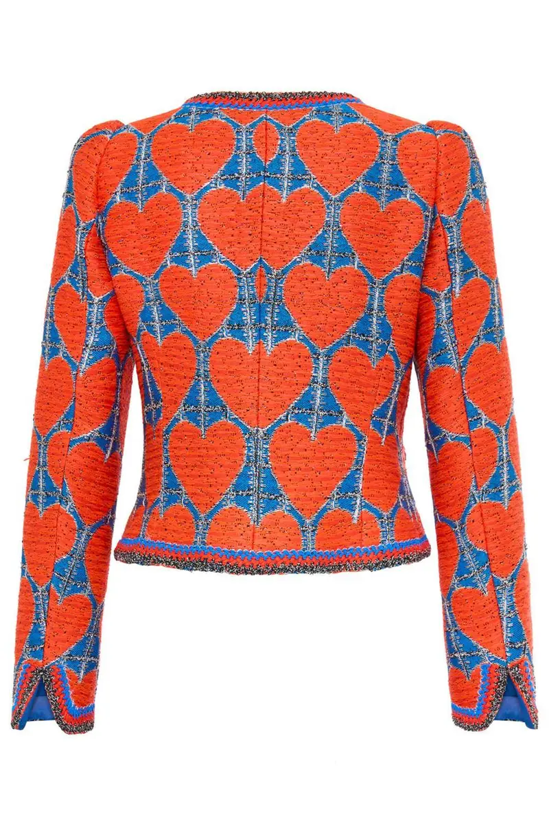 MAISON COMMON Heart Print Jacket | Thumbnail 3 MAISON COMMON Heart Print Jacket | Thumbnail 3