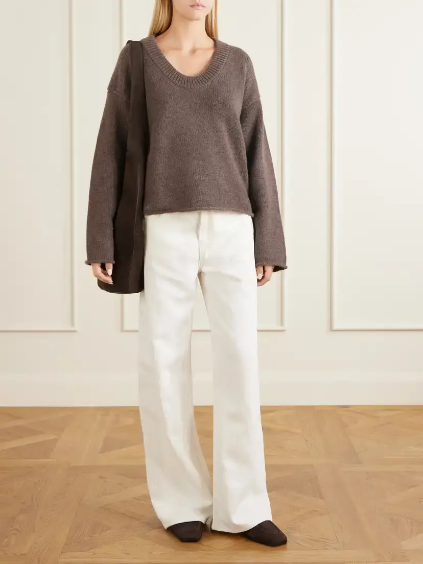Loulou de Saison Derry Cashmere Sweater | Thumbnail 2 Loulou de Saison Derry Cashmere Sweater | Thumbnail 2
