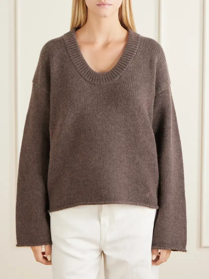 Loulou de Saison Derry Cashmere Sweater | Thumbnail 3 Loulou de Saison Derry Cashmere Sweater | Thumbnail 3