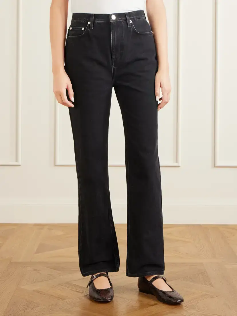 Loulou de Saison Jude Organic Mid-rise Straight-leg Jeans | Thumbnail 3 Loulou de Saison Jude Organic Mid-rise Straight-leg Jeans | Thumbnail 3