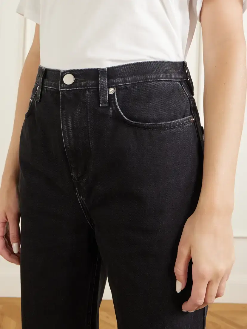 Loulou de Saison Jude Organic Mid-rise Straight-leg Jeans | Thumbnail 5 Loulou de Saison Jude Organic Mid-rise Straight-leg Jeans | Thumbnail 5