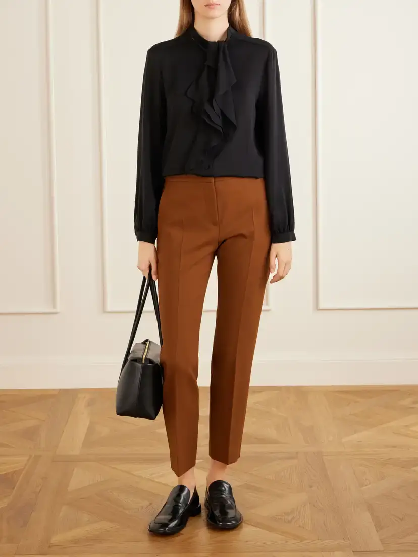 Max Mara Acino Wool-blend Mid-rise Slim-leg Pants | Thumbnail 2 Max Mara Acino Wool-blend Mid-rise Slim-leg Pants | Thumbnail 2