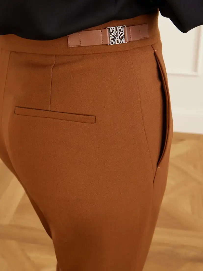 Max Mara Acino Wool-blend Mid-rise Slim-leg Pants | Thumbnail 4 Max Mara Acino Wool-blend Mid-rise Slim-leg Pants | Thumbnail 4