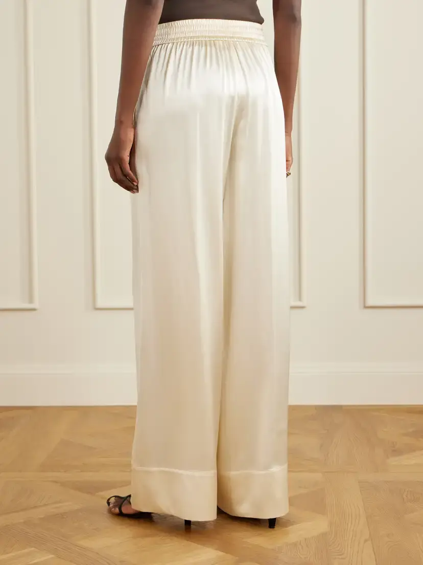 Joseph Dijon Silk-satin Mid-rise Straight-leg Pants | Thumbnail 4 Joseph Dijon Silk-satin Mid-rise Straight-leg Pants | Thumbnail 4