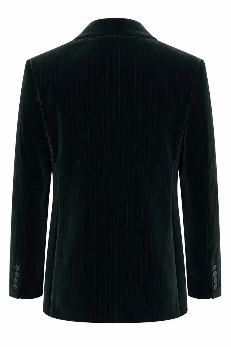 LaQuan Smith Double Breasted Jacket With Notch Lapel | Thumbnail 3 LaQuan Smith Double Breasted Jacket With Notch Lapel | Thumbnail 3