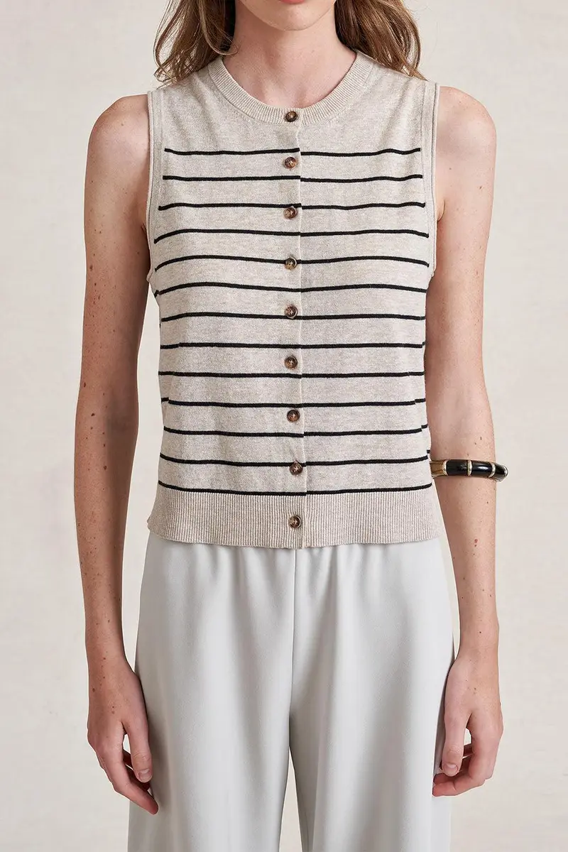 La Ligne Lee Striped Vest | Thumbnail 2 La Ligne Lee Striped Vest | Thumbnail 2