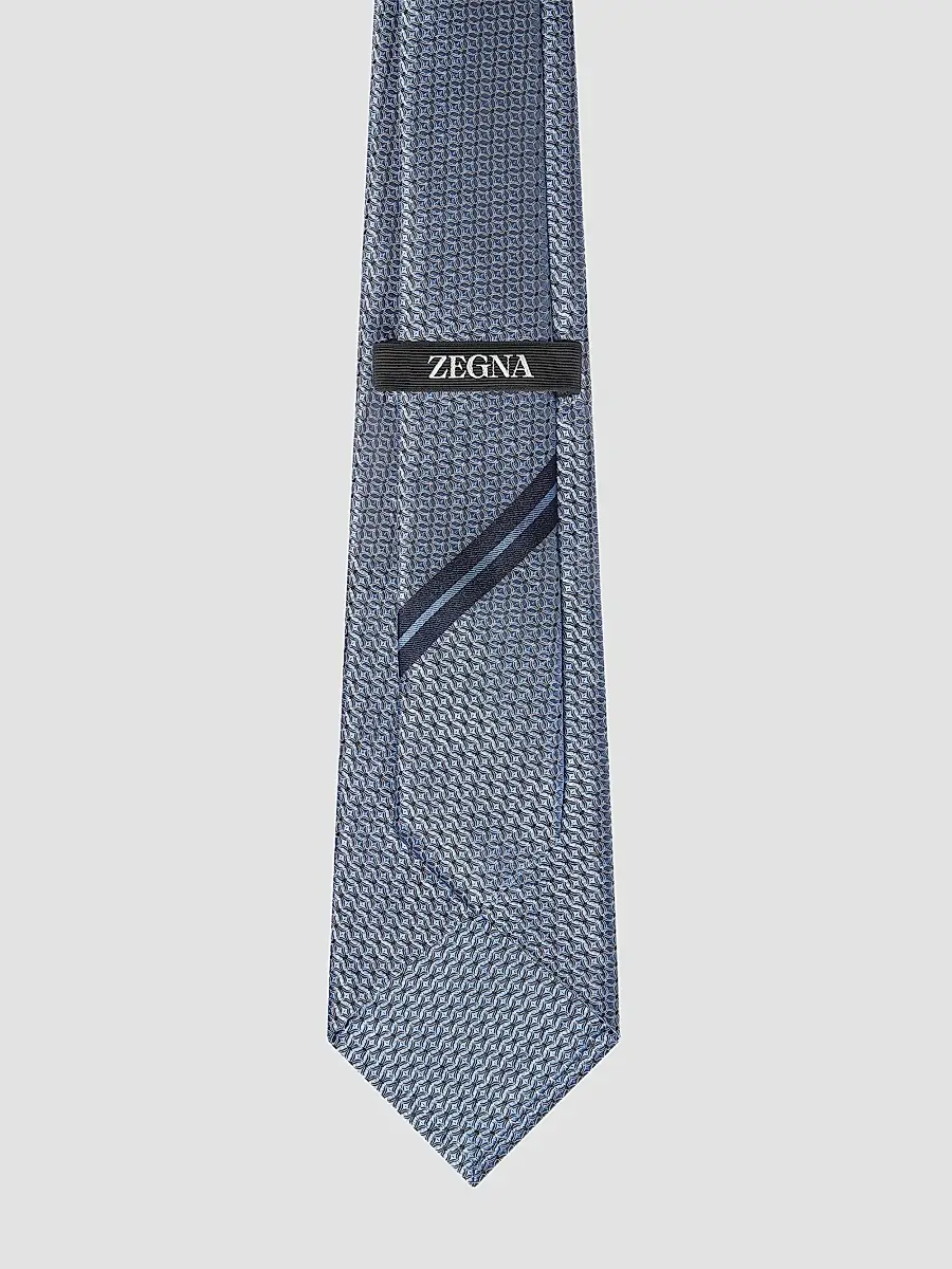 Zegna Men's Silk Tie | Thumbnail 2 Zegna Men's Silk Tie | Thumbnail 2
