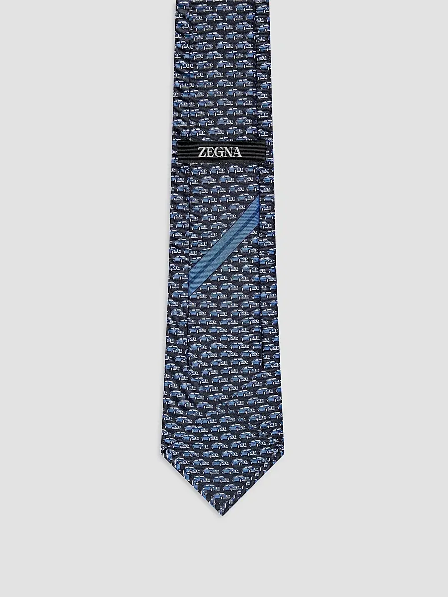 Zegna Men's Silk Tie | Thumbnail 2 Zegna Men's Silk Tie | Thumbnail 2
