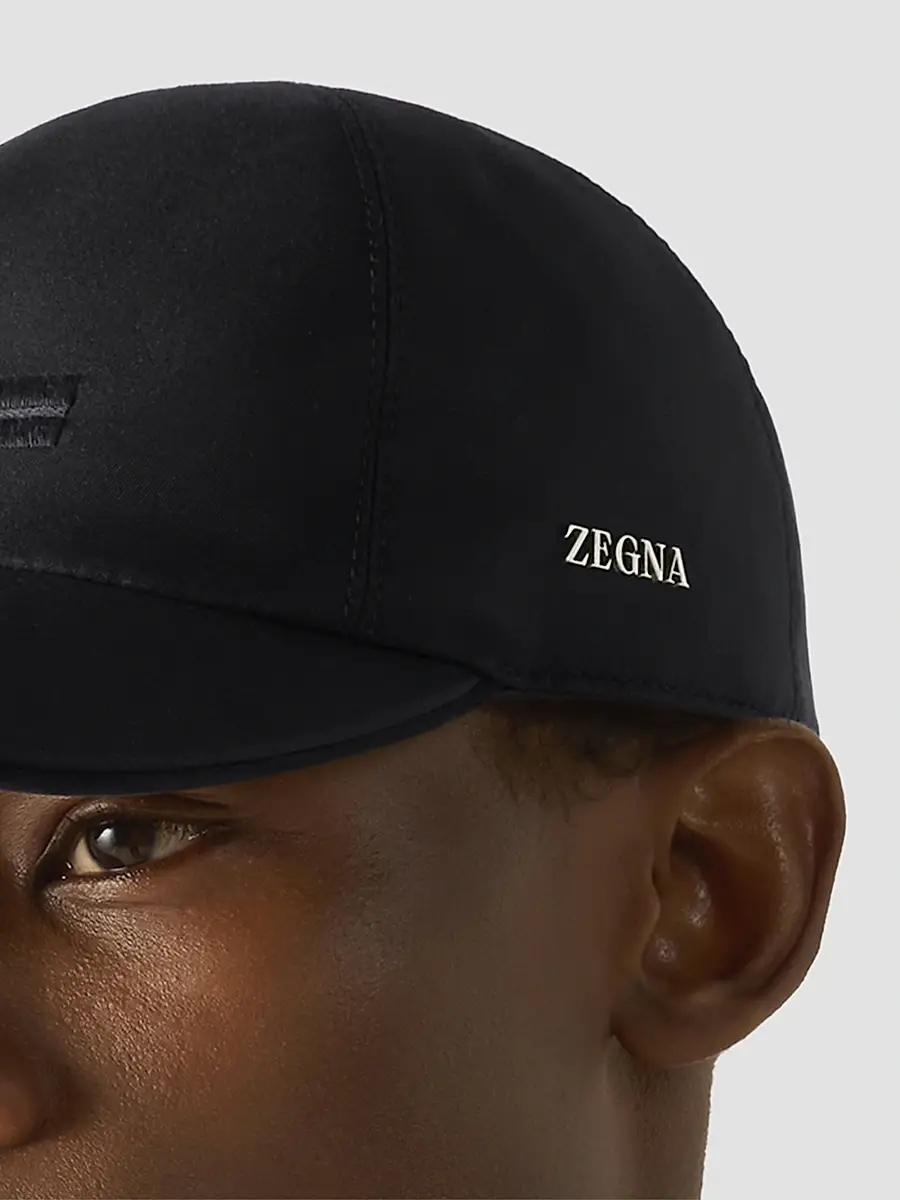 Zegna Men's Microfiber Motorin Baseball Cap | Thumbnail 4 Zegna Men's Microfiber Motorin Baseball Cap | Thumbnail 4