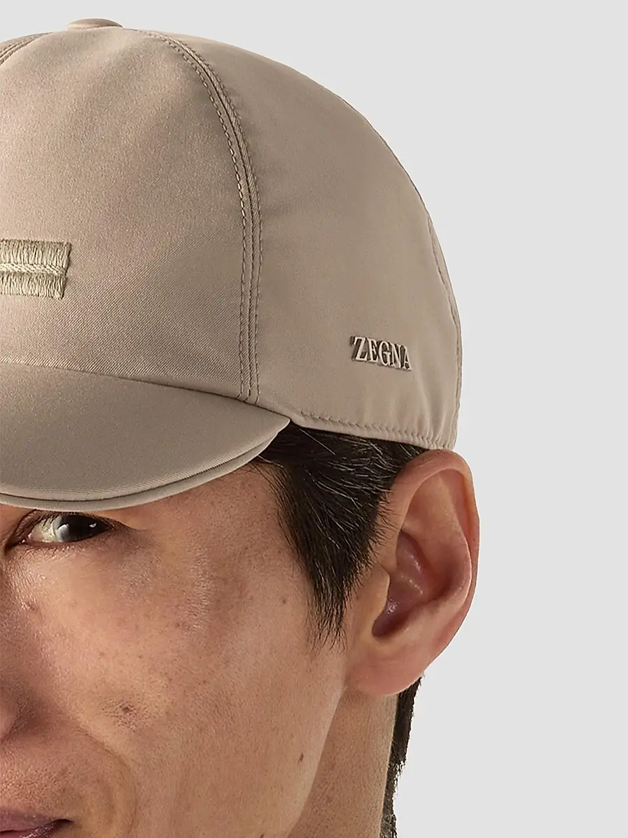 Zegna Men's Microfiber Motorin Baseball Cap | Thumbnail 2 Zegna Men's Microfiber Motorin Baseball Cap | Thumbnail 2