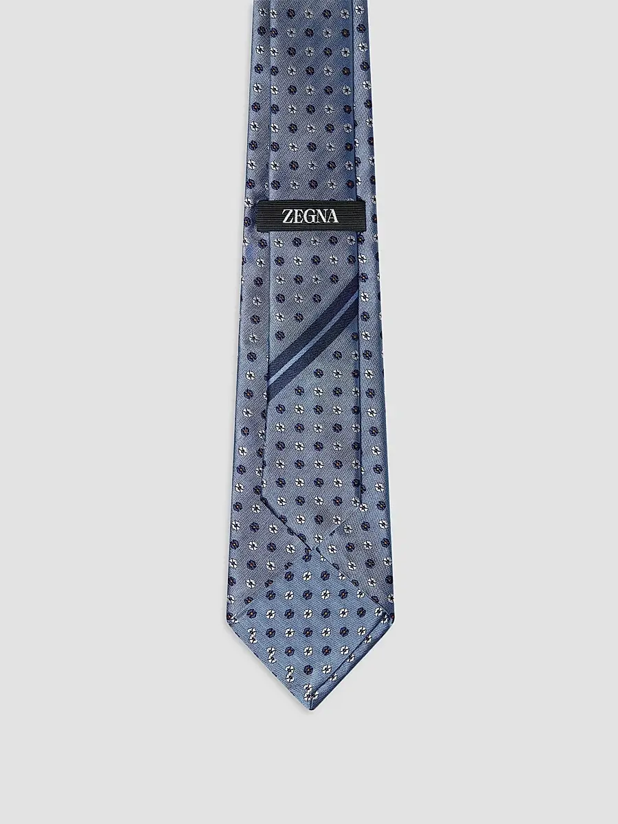 Zegna Men's Silk Tie | Thumbnail 3 Zegna Men's Silk Tie | Thumbnail 3