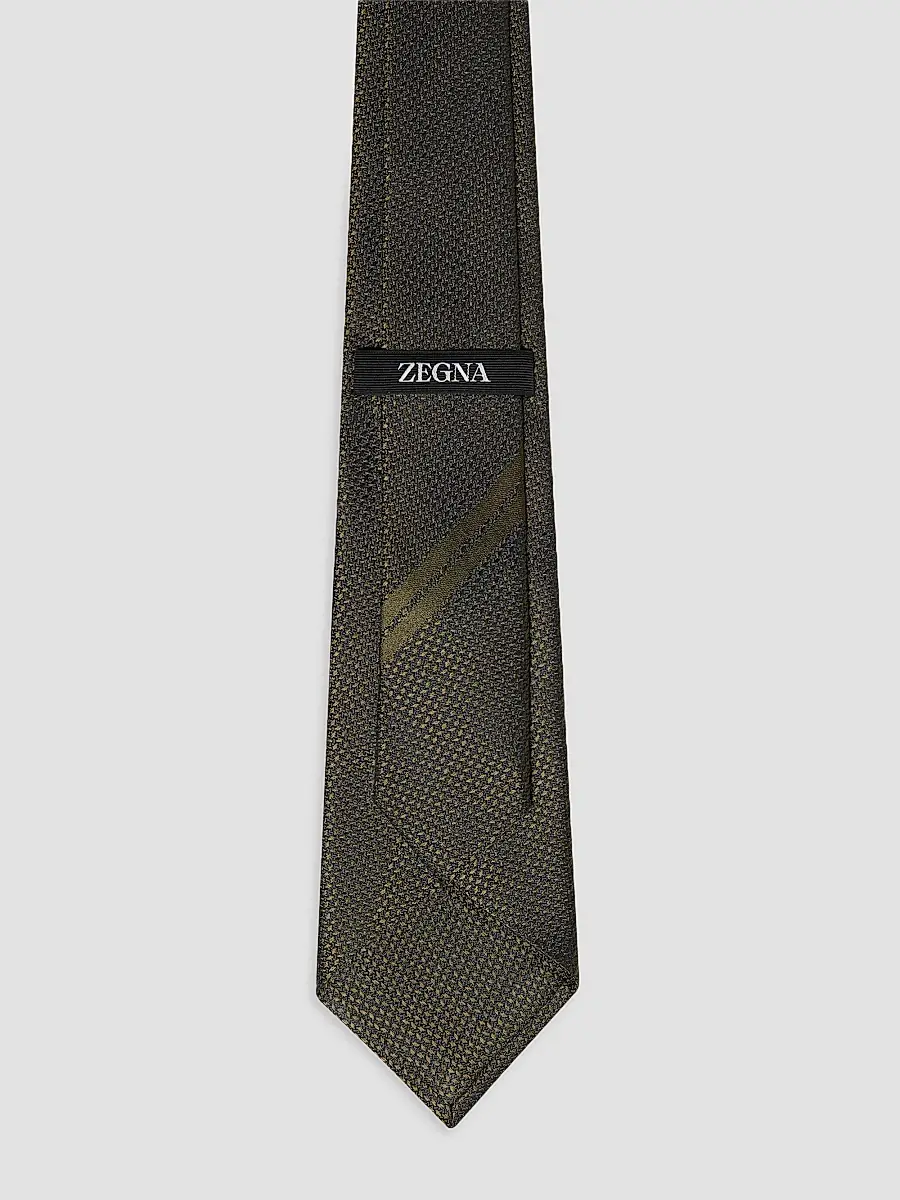 Zegna Men's Silk Tie | Thumbnail 2 Zegna Men's Silk Tie | Thumbnail 2
