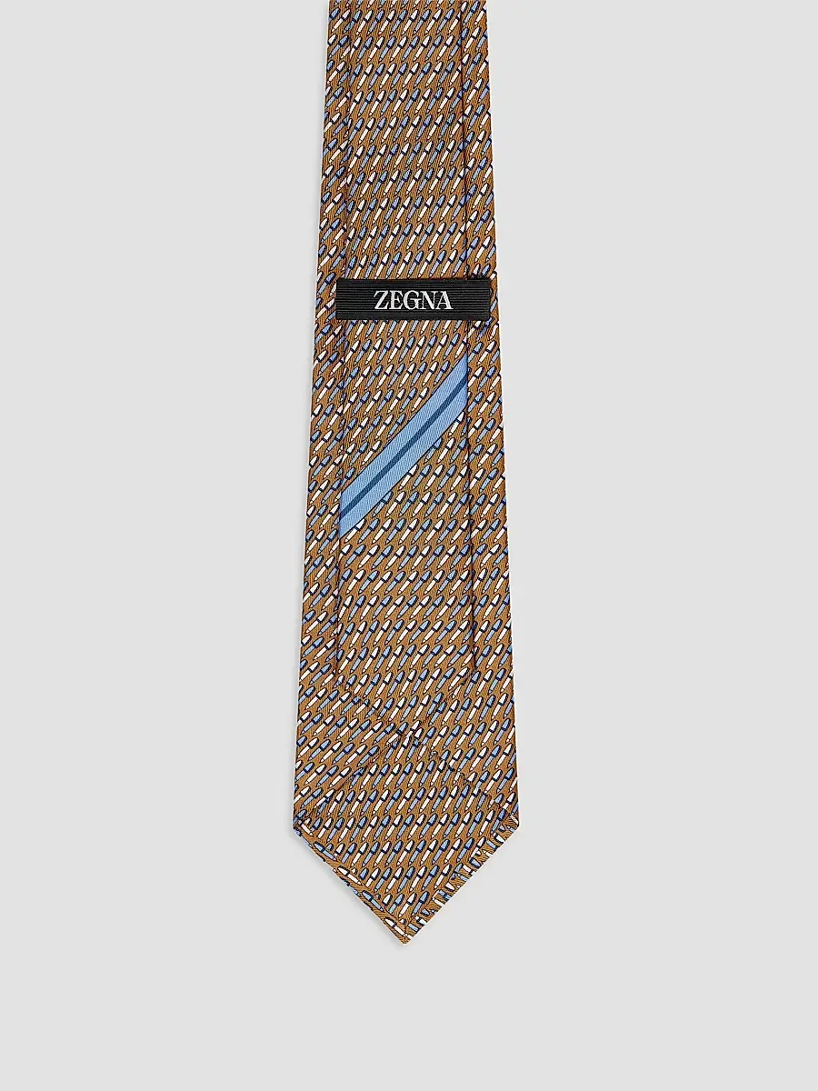 Zegna Men's Silk Tie | Thumbnail 2 Zegna Men's Silk Tie | Thumbnail 2