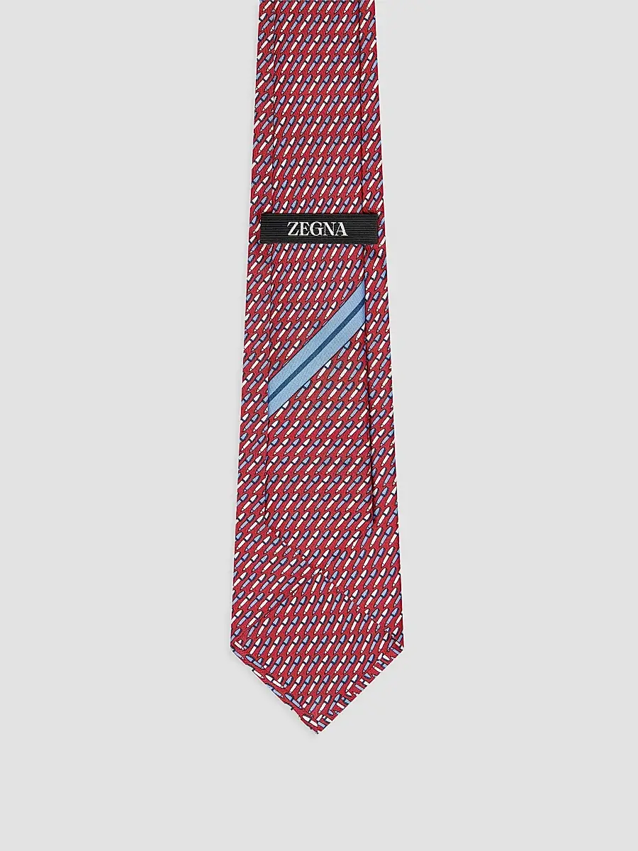 Zegna Men's Silk Tie | Thumbnail 2 Zegna Men's Silk Tie | Thumbnail 2