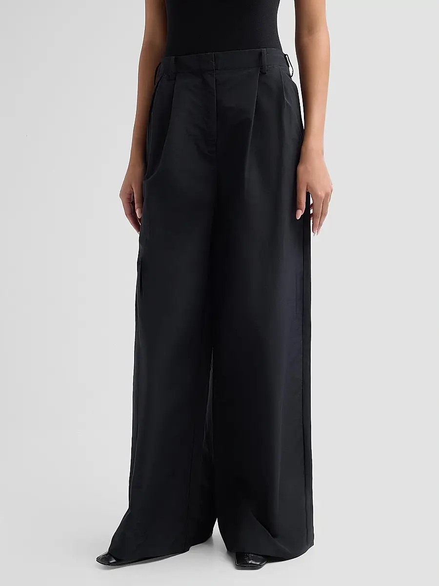 Simkhai Women's Leroy Pleated Wide-Leg Pants | Thumbnail 4