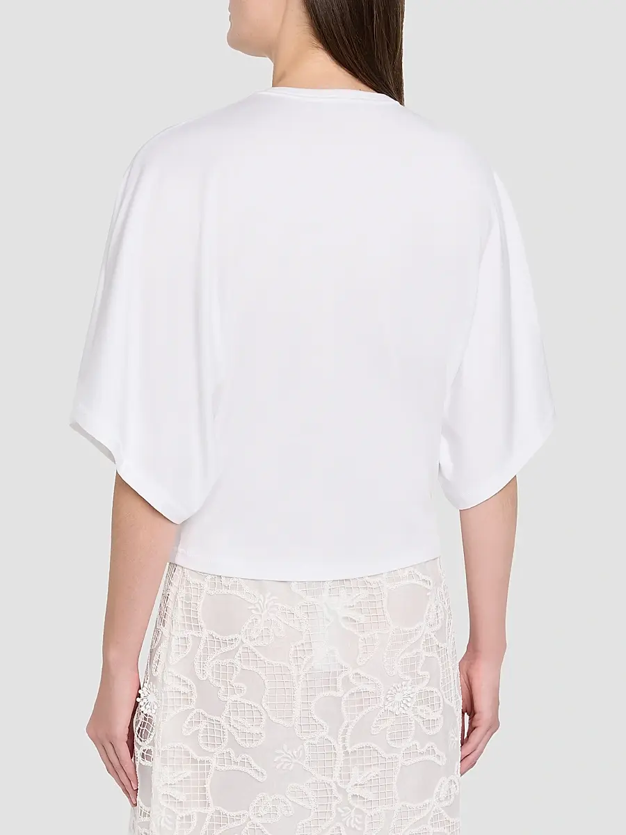 Simkhai Women's Amara Draped T-Shirt | Thumbnail 3 Simkhai Women's Amara Draped T-Shirt | Thumbnail 3