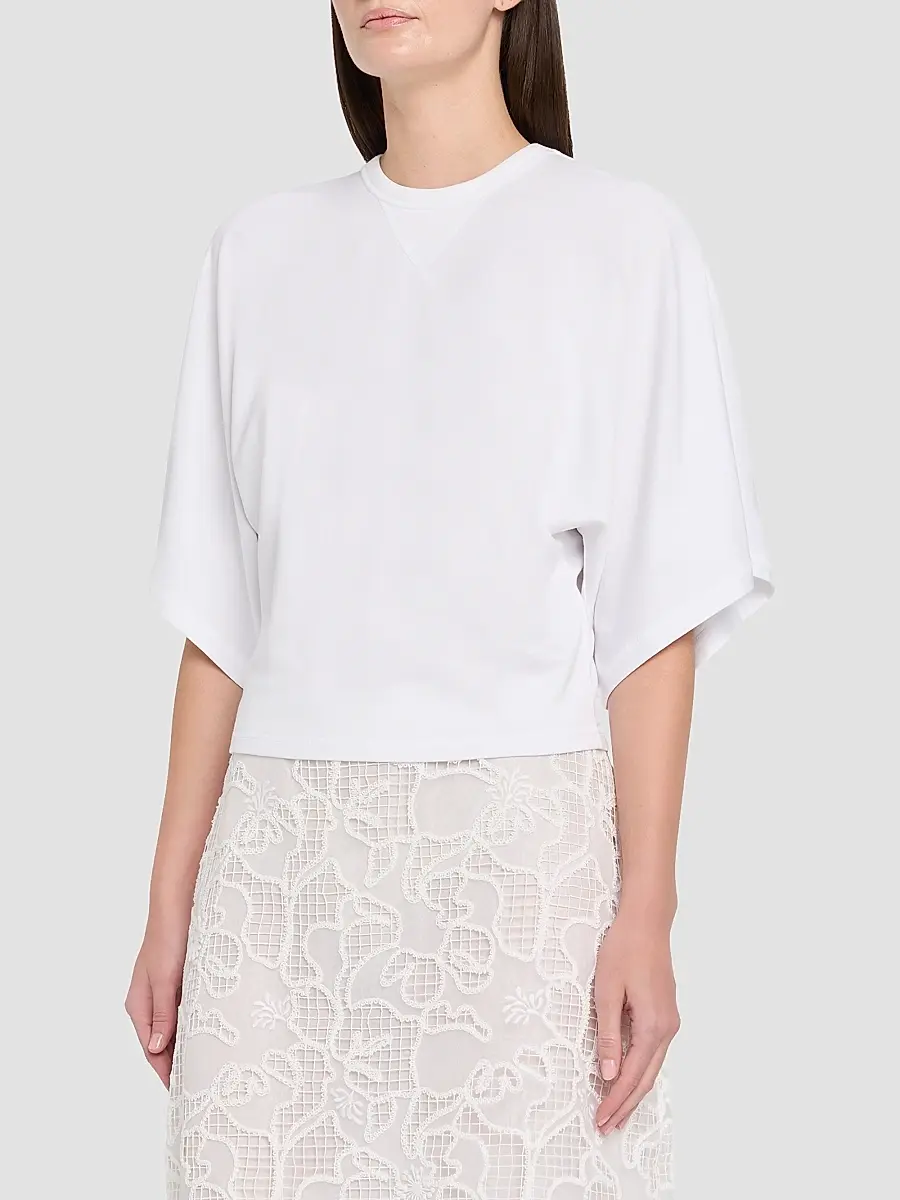 Simkhai Women's Amara Draped T-Shirt | Thumbnail 4 Simkhai Women's Amara Draped T-Shirt | Thumbnail 4