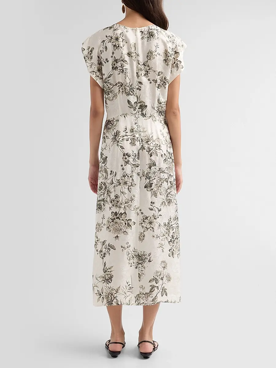 Johnny Was Women's Delcie Printed Midi Dress | Thumbnail 3