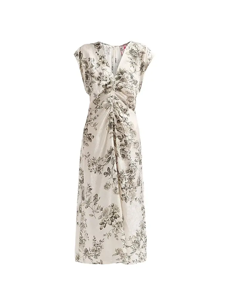Johnny Was Women's Delcie Printed Midi Dress - Sunlight Garden - Size 14 | Image 1 Johnny Was Women's Delcie Printed Midi Dress - Sunlight Garden - Size 14 | Image 1