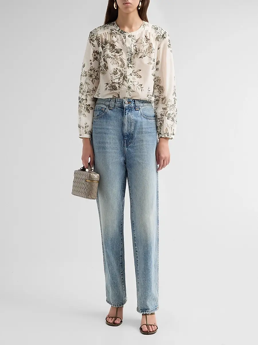 Johnny Was Women's Petunia Printed Blouse | Thumbnail 2 Johnny Was Women's Petunia Printed Blouse | Thumbnail 2