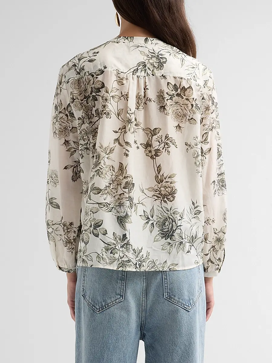 Johnny Was Women's Petunia Printed Blouse | Thumbnail 3 Johnny Was Women's Petunia Printed Blouse | Thumbnail 3