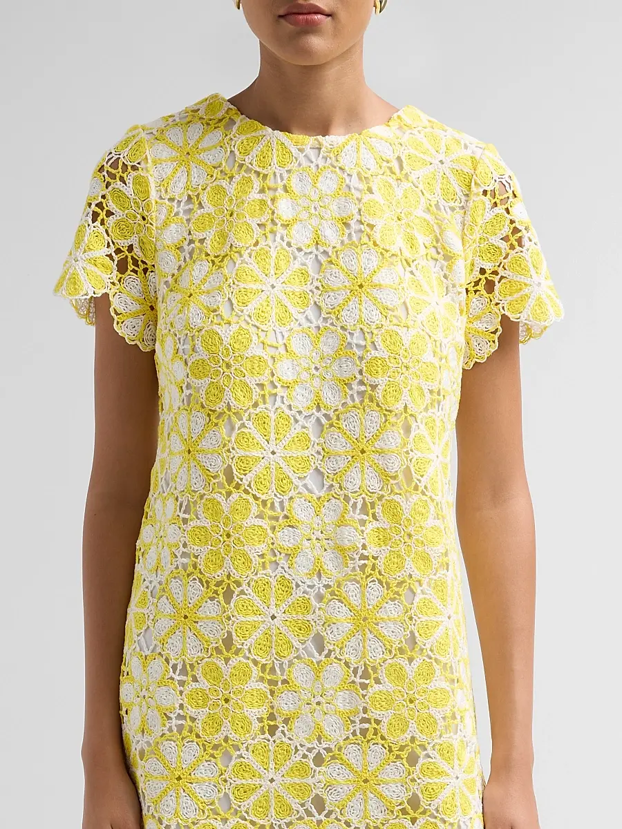 Lilly Pulitzer Women's Cortney Crochet Shift Dress | Thumbnail 5 Lilly Pulitzer Women's Cortney Crochet Shift Dress | Thumbnail 5