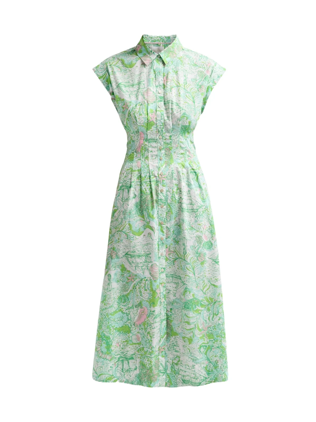 Women's Tonya Cotton Midi Shirtdress Women's Tonya Cotton Midi Shirtdress