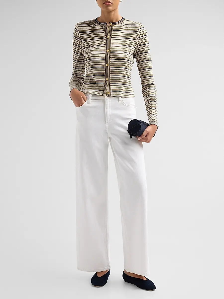 Ramy Brook Women's Zoe Striped Knit Cardigan | Thumbnail 2 Ramy Brook Women's Zoe Striped Knit Cardigan | Thumbnail 2