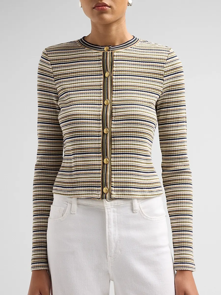 Ramy Brook Women's Zoe Striped Knit Cardigan | Thumbnail 5 Ramy Brook Women's Zoe Striped Knit Cardigan | Thumbnail 5