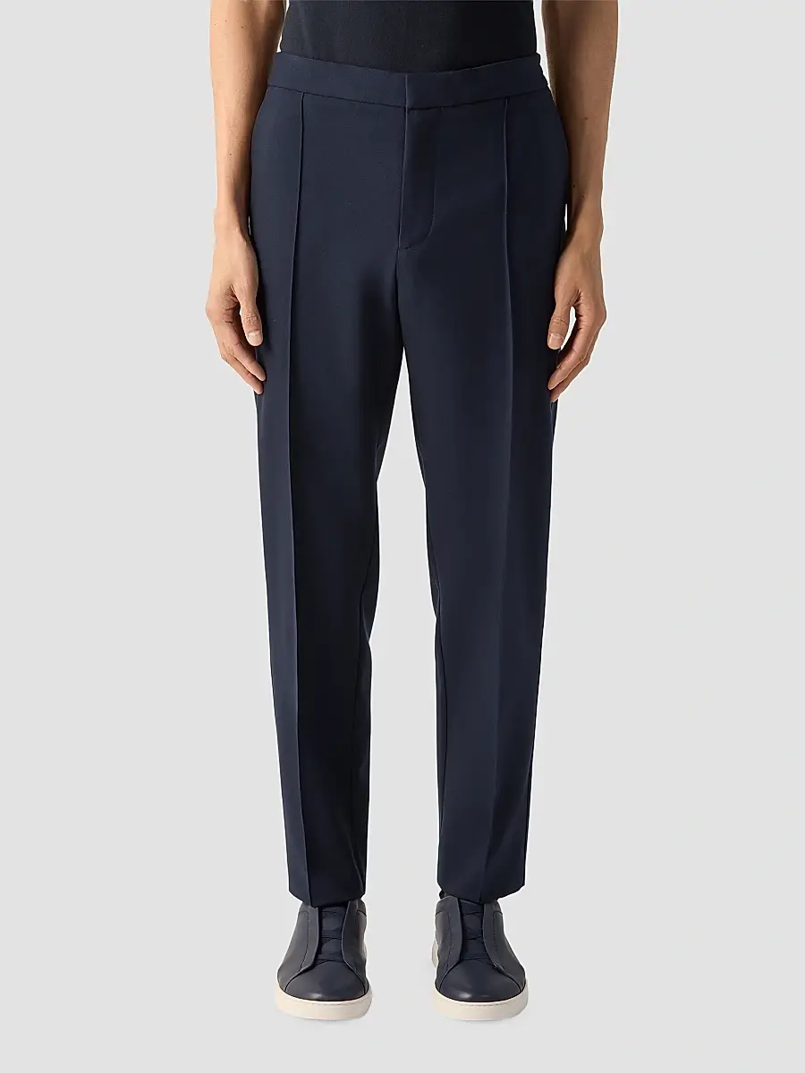 Zegna Men's Wool Pants | Thumbnail 2 Zegna Men's Wool Pants | Thumbnail 2