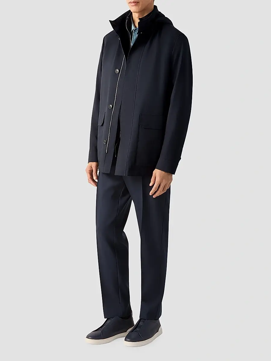 Zegna Men's Wool Pants | Thumbnail 6 Zegna Men's Wool Pants | Thumbnail 6