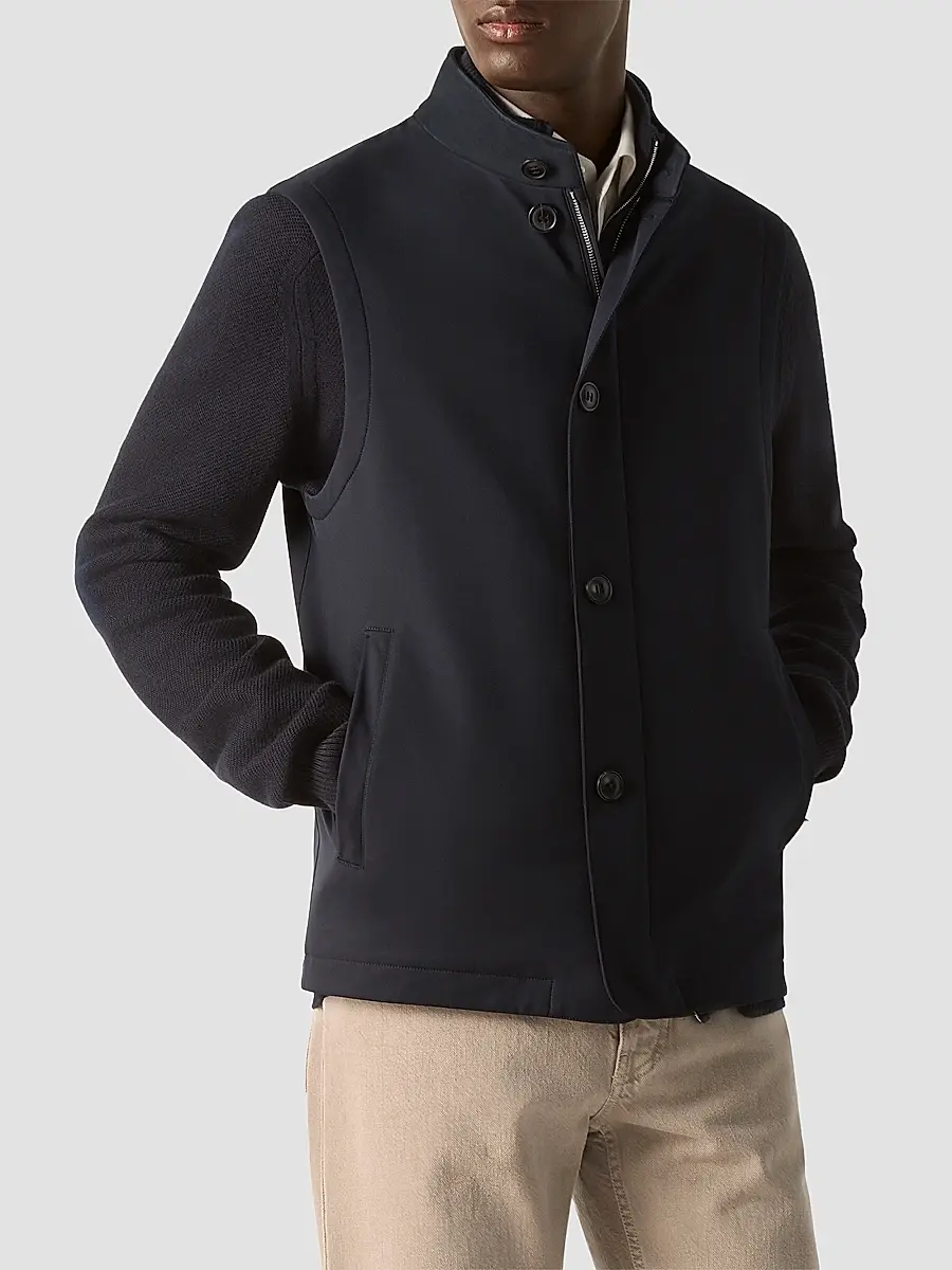 Zegna Men's Microfiber Motorin 50cc Vest | Thumbnail 3 Zegna Men's Microfiber Motorin 50cc Vest | Thumbnail 3