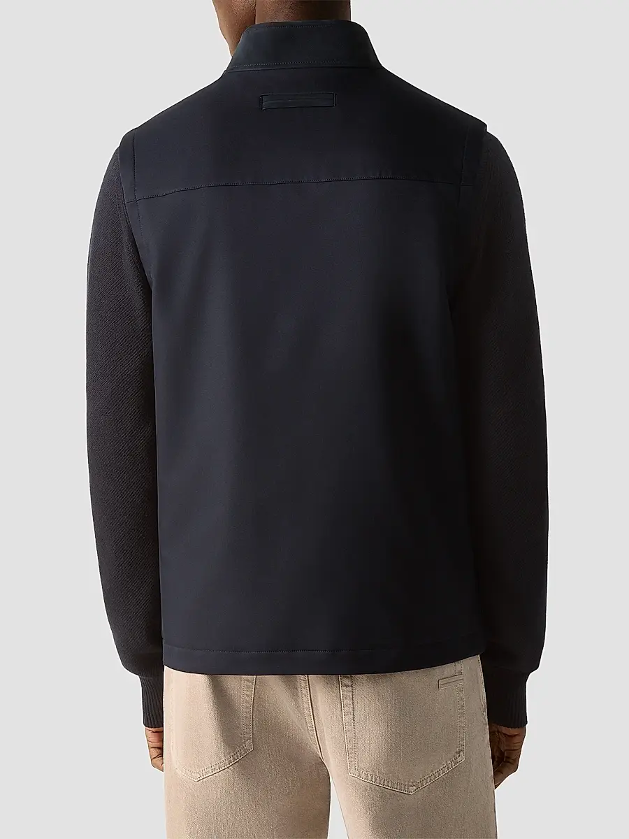 Zegna Men's Microfiber Motorin 50cc Vest | Thumbnail 4 Zegna Men's Microfiber Motorin 50cc Vest | Thumbnail 4