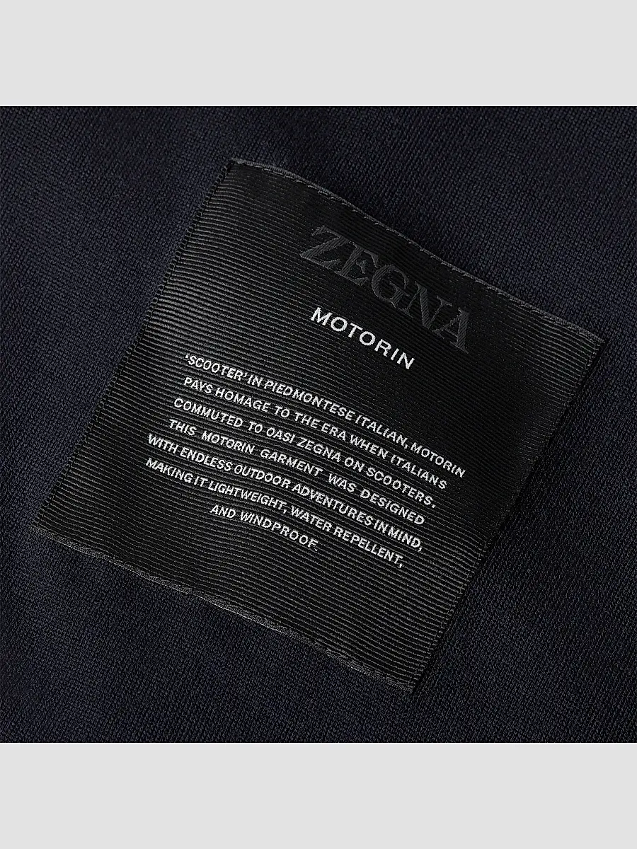 Zegna Men's Microfiber Motorin 100CC Blouson Jacket | Thumbnail 5 Zegna Men's Microfiber Motorin 100CC Blouson Jacket | Thumbnail 5